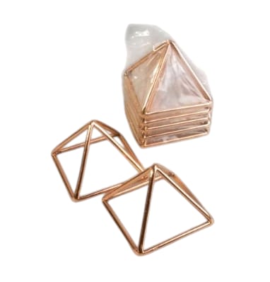 Piramide fissa in rame da cm 6 x 4,5