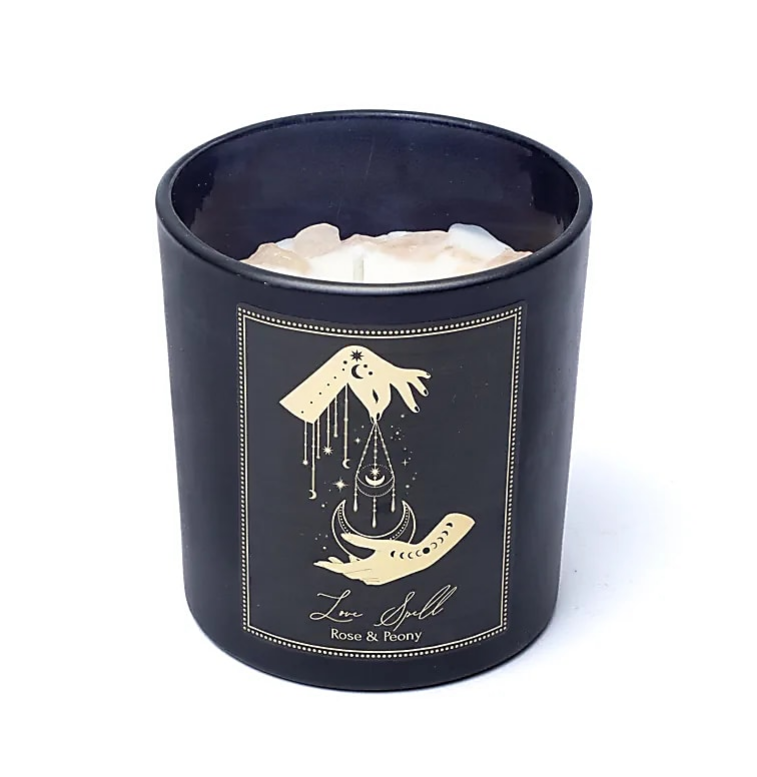Candela d'intenti Love Spell in vetro