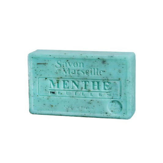 Sapone Rettangolare con Foglie di Menta - 100 gr