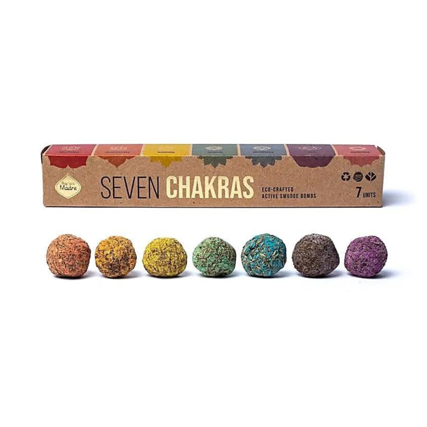 Sagrada Madre Premium 7 Chakra Bombe Smudge