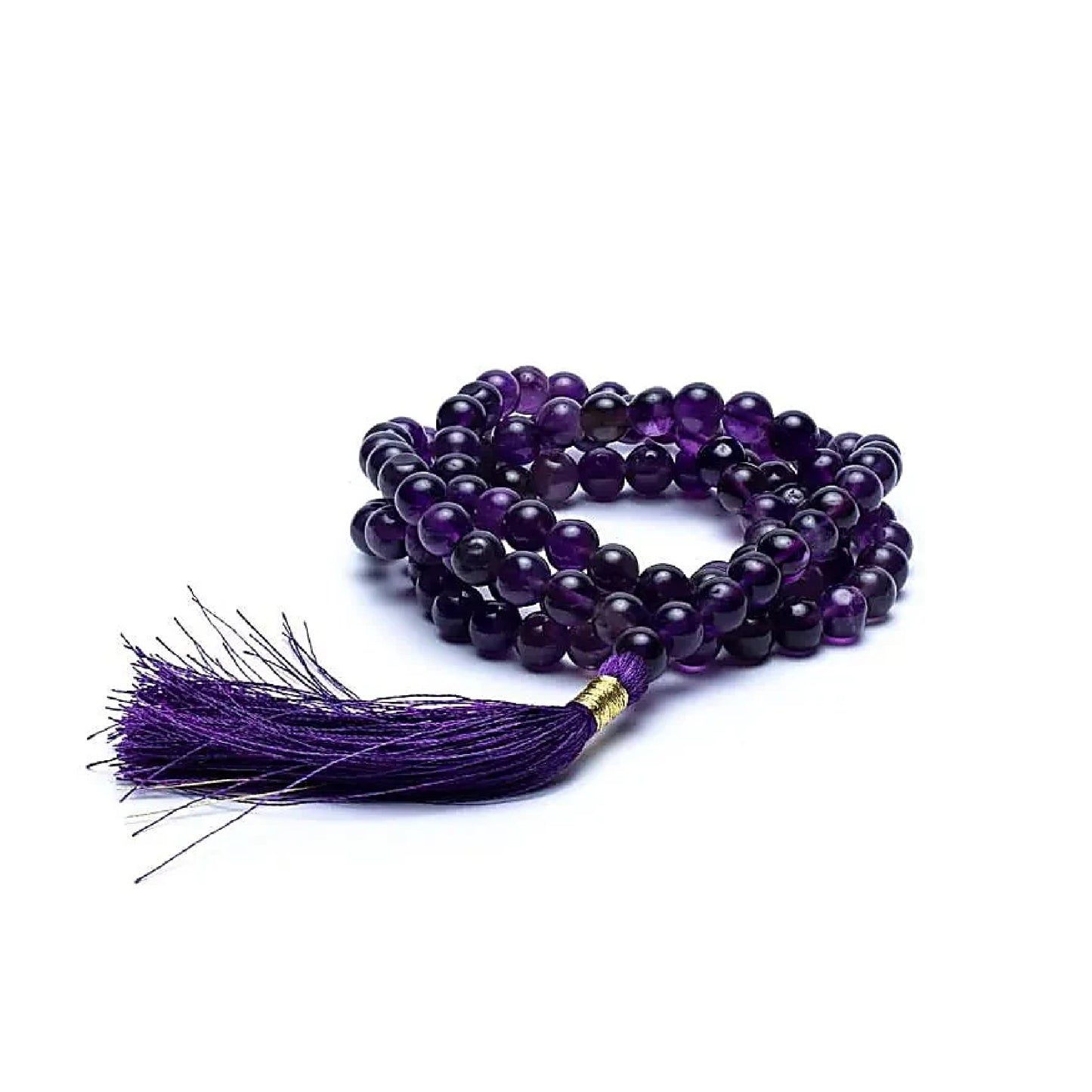 "Mala" Collana Bracciale in Ametista da 108 grani