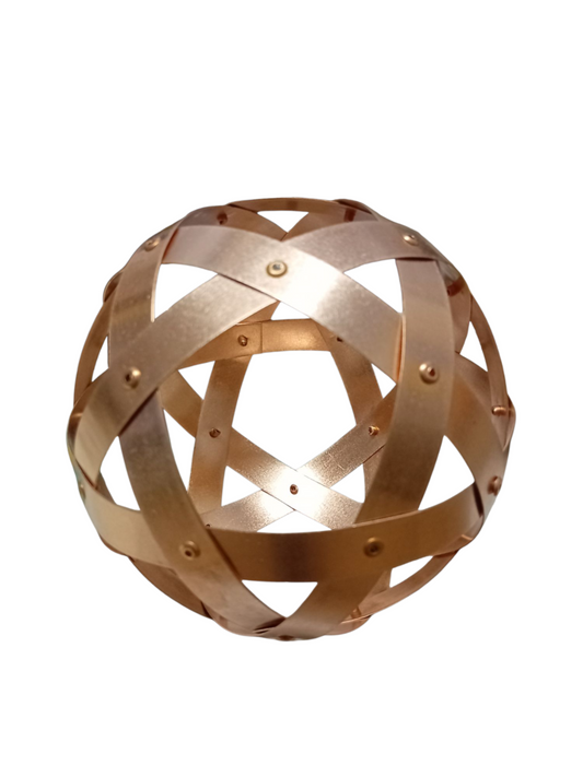 Pentasfera in rame da 16,18 piatto da 1,9 cm.