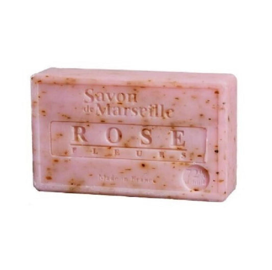 Sapone Rettangolare con Petali di  Rosa  - 100 gr